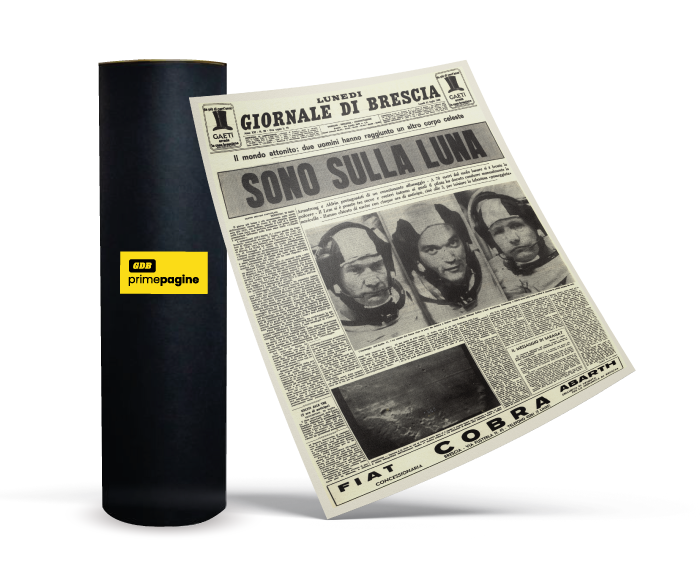 Prima pagina del Giornale di Brescia